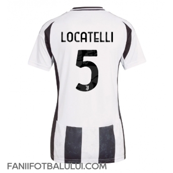 Juventus Manuel Locatelli #5 Tricou Fotbal Replică 2024-25 Femei Acasa
